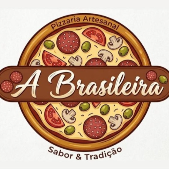 A Brasileira Pizzaria e Lanchonete - logo