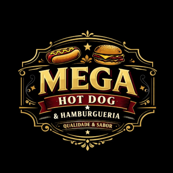 Mega Hot Dog e Hambugueria  - logo