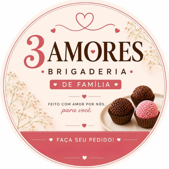 3 AMORES BRIGADERIA - logo