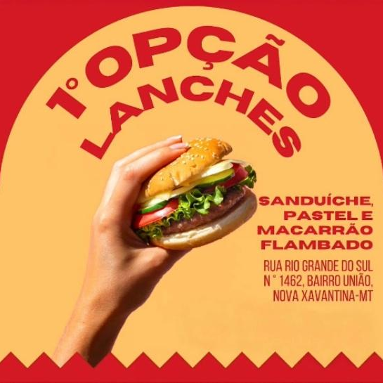 1º OPÇÃO LANCHES - logo