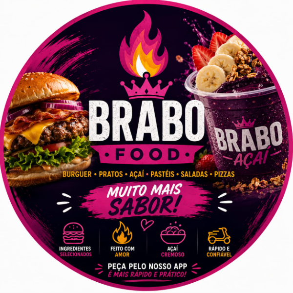 Brabo Açaí  - logo