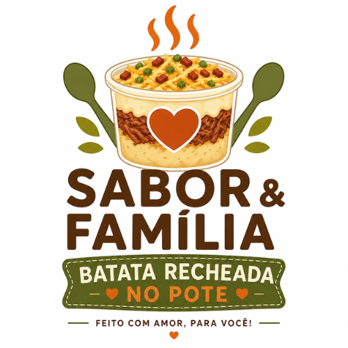 Sabor e Família -  Batata Recheada no Pote - logo