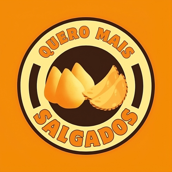 Quero Mais Salgados - logo