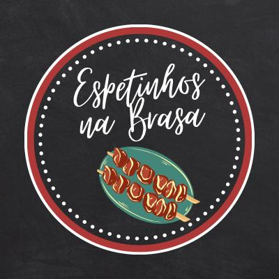 Espetinho na brasa - logo
