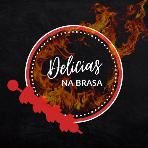 DELÍCIAS NA BRASA - logo