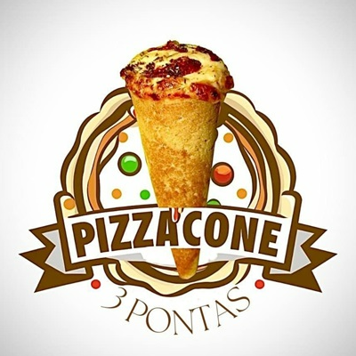 Pizza Cone 3Pontas  - logo