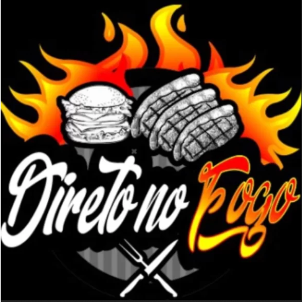 Direto no Fogo  - logo