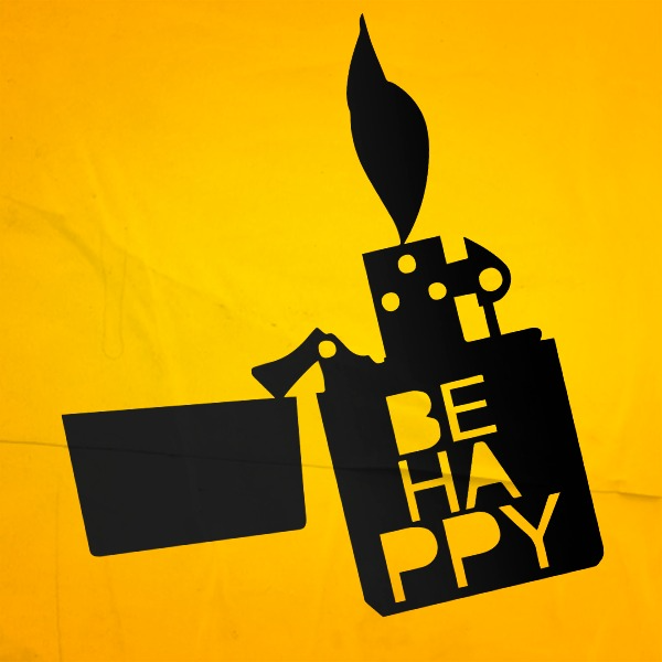 BE HAPPY - logo