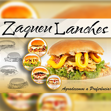 zaqueu lanches 🍔 - logo