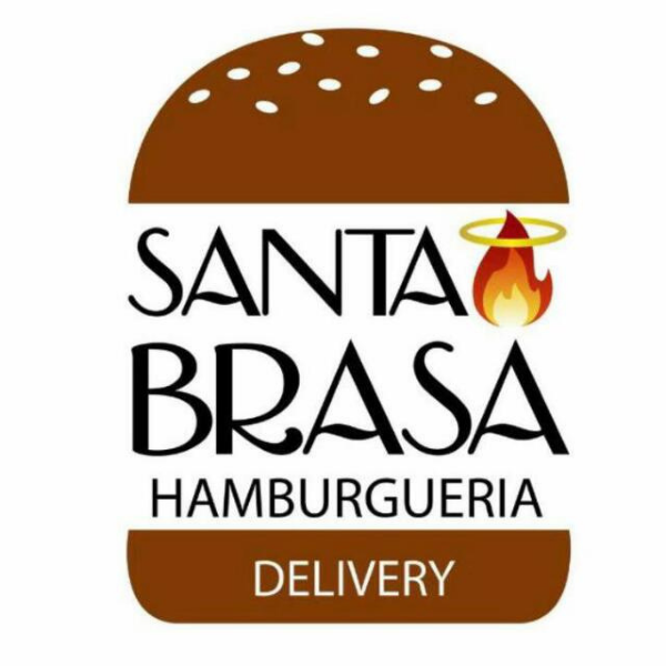 Santa Brasa Hambúrgueria - logo
