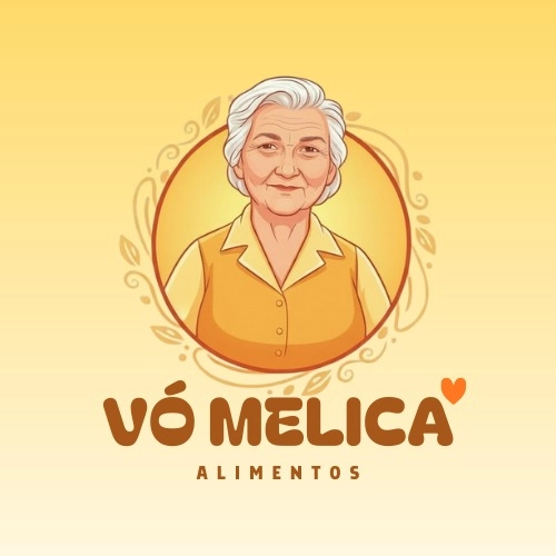 Vó Melica  - logo