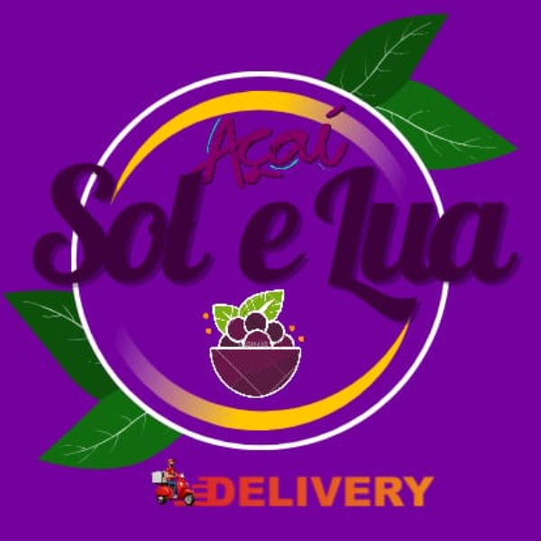 Açaí Sol e Lua - logo