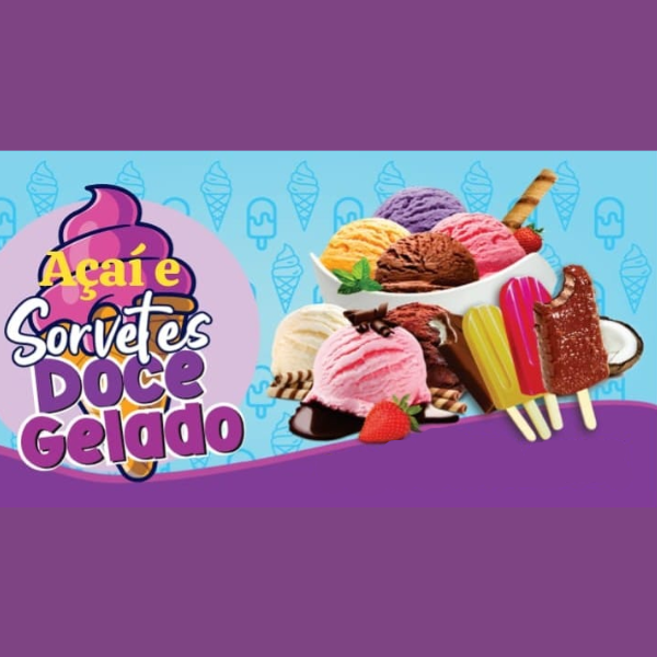 Sorvetes e Açai Doce Gelado - logo