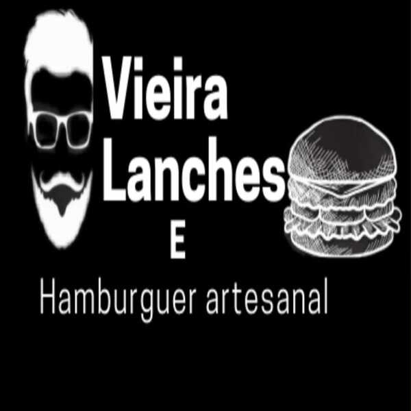 Vieira lanche e hambúrguer artesanal - logo
