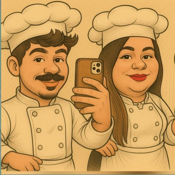 Sabores de mãe e filho - logo