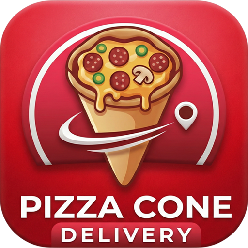 Pizza Cone Delivery - logo