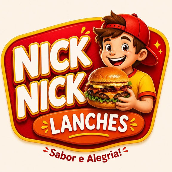 Nick nick lanches  - logo