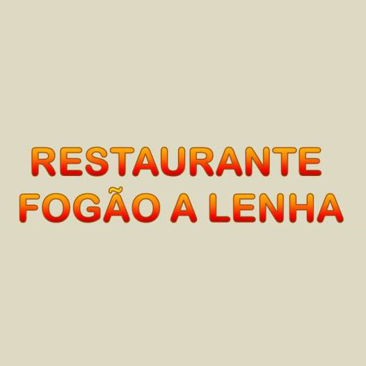 Restaurante fogão a lenha - logo