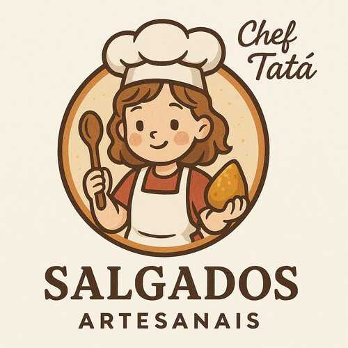 Chef Tatá Salgados Artesanais - logo