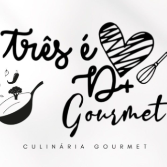 Três é D+ Gourmet - logo