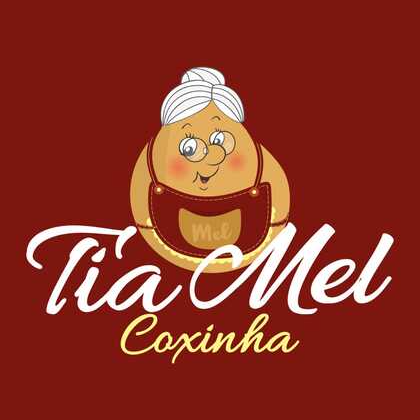 Tia mel coxinha - logo