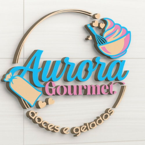 Aurora Gourmet Doces e Gelados - logo