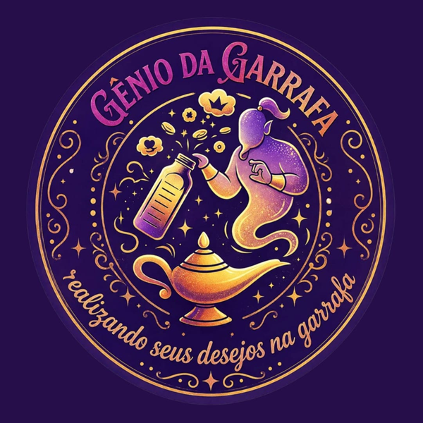 Gênio da Garrafa  - logo