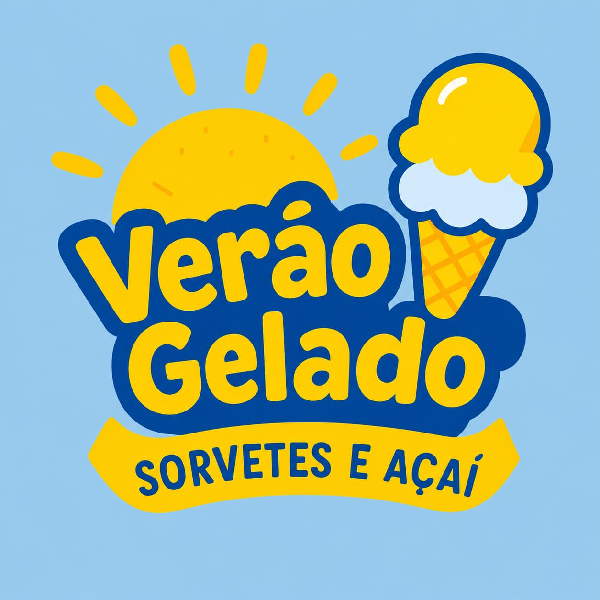 Verão Gelado Sorvete e Açaí - logo