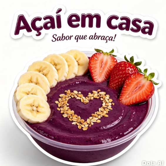 Açaí em casa - logo