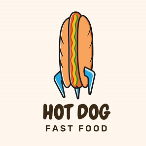 Hot Dog Fast Food - logo