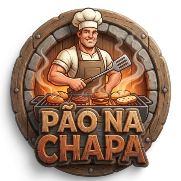 Pão na chapa - logo