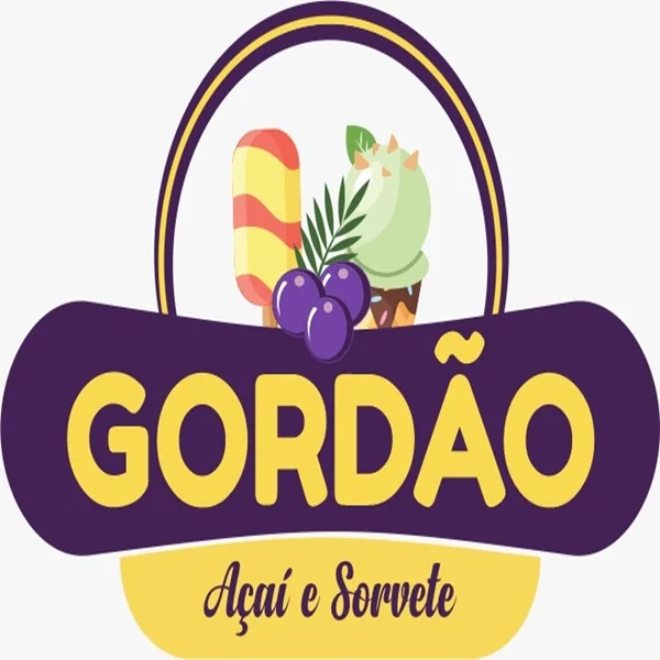 Gordão Açaí e Sorvete  - logo