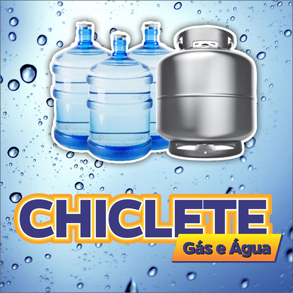 Chiclete Gás e Água - logo