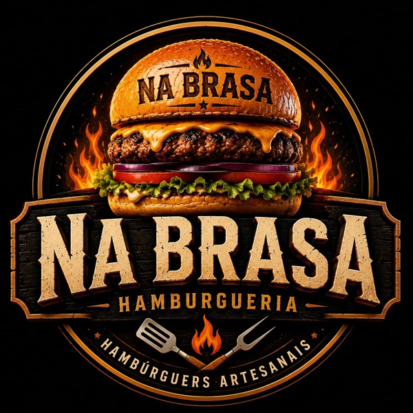 Na Brasa Hambúrgueria - logo