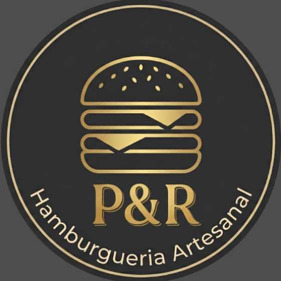 P&R Hamburgueria Artesanal - logo