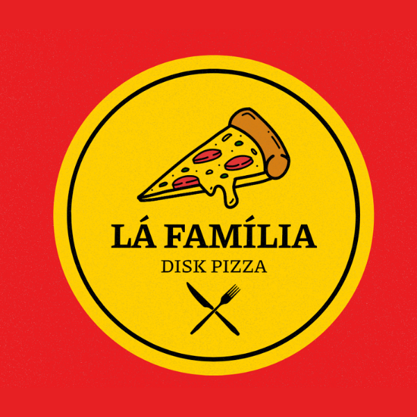 lá família pizzaria  - logo