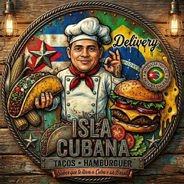 ISLA CUBANA - Taco - Hambúrguer - logo