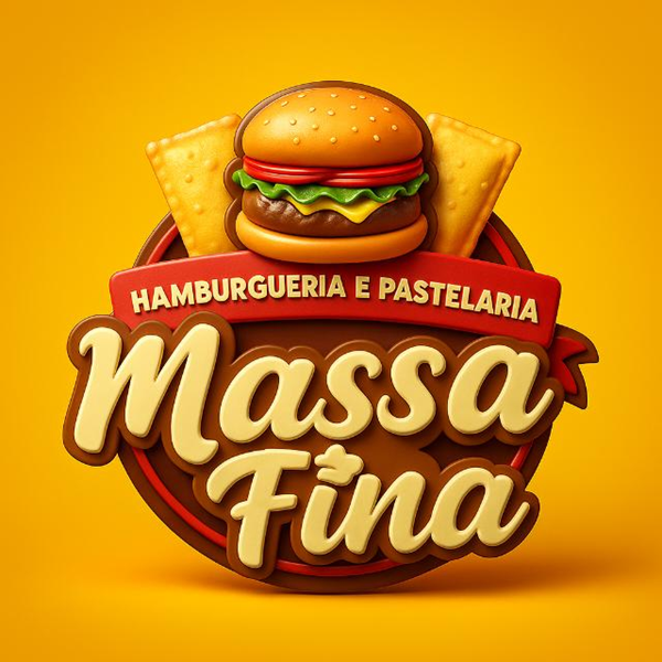 Massa Fina Hambúrgueria e Pastelaria - logo