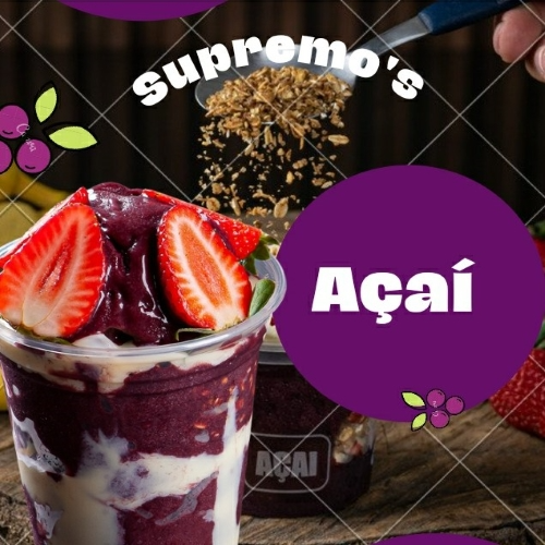 Supremo's Açaí  - logo