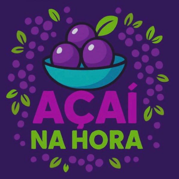 Açaí na Hora - logo