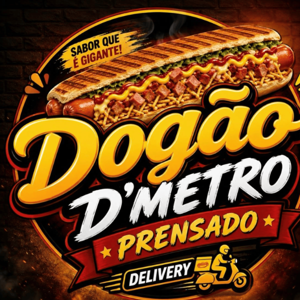 Dogão D’ Metro Prensado -  FB - logo