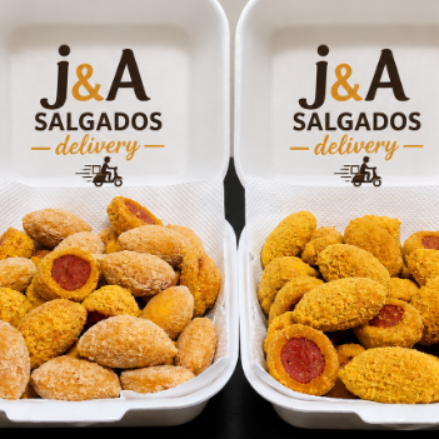 J&A Salgados Delivery  - logo