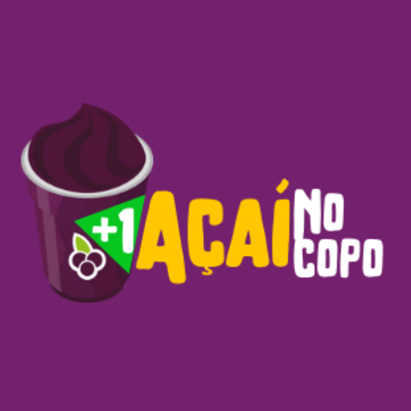 +1 AÇAÍ no copo - logo
