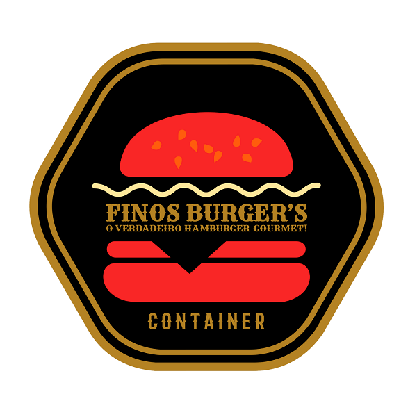 Finos Burger's Container - logo