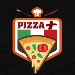 Pizza + - logo
