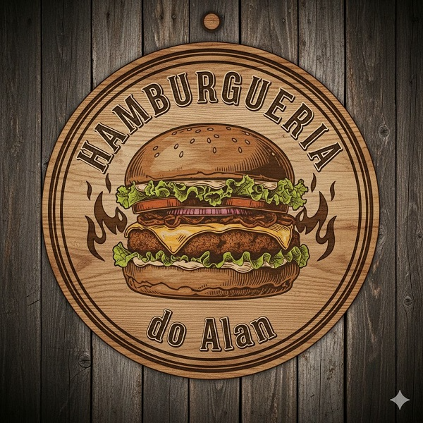 Hamburgueria do Alan - logo