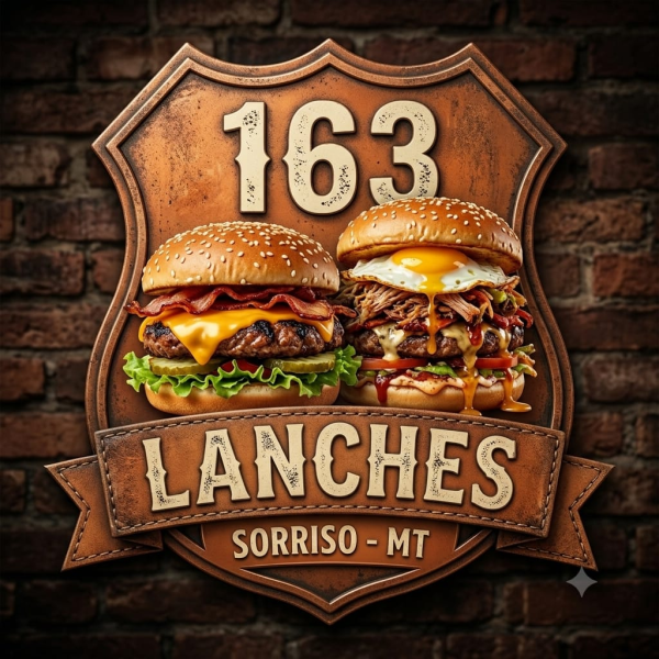 163 Lanches - logo