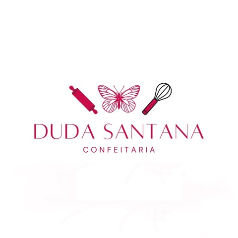 Duda Santana confeitaria  - logo