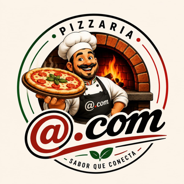 Pizzaria@.com - logo