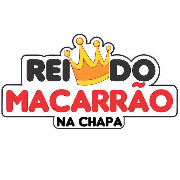 rei do macarrão na chapa - logo